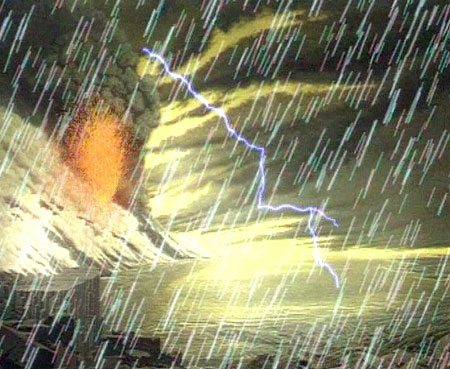 Depremler, Yüksel Voltajlı Yıldırımlar ve İlk Çorba