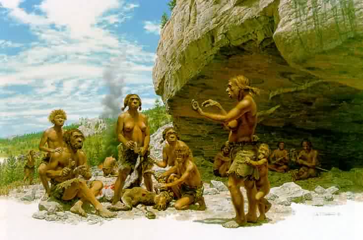 neandertal-family2 neandertal-family2