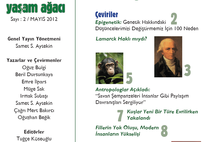 Yaşam Ağacı Dergisi Mayıs 2012 Sayısı