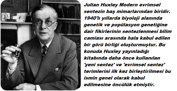 Julian Huxley ve Modern Evrimsel Sentez